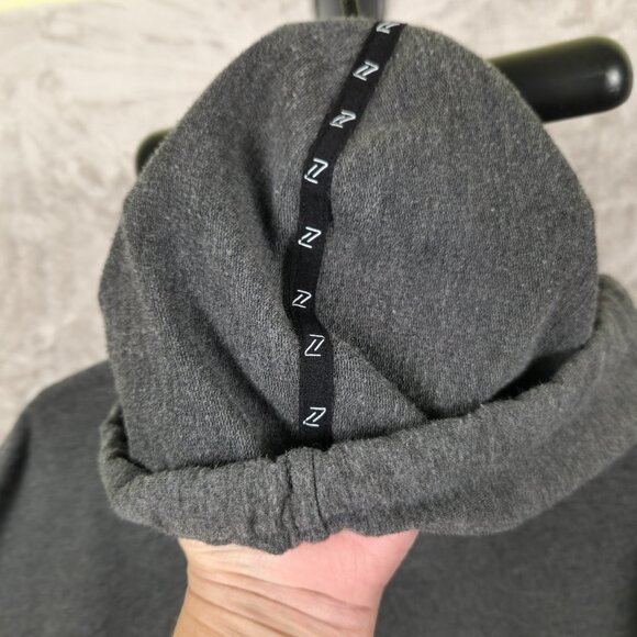 Nola Hooded Sweatshirt Gray Cotton Blend Womens Size 1X - Picture 6 of 13